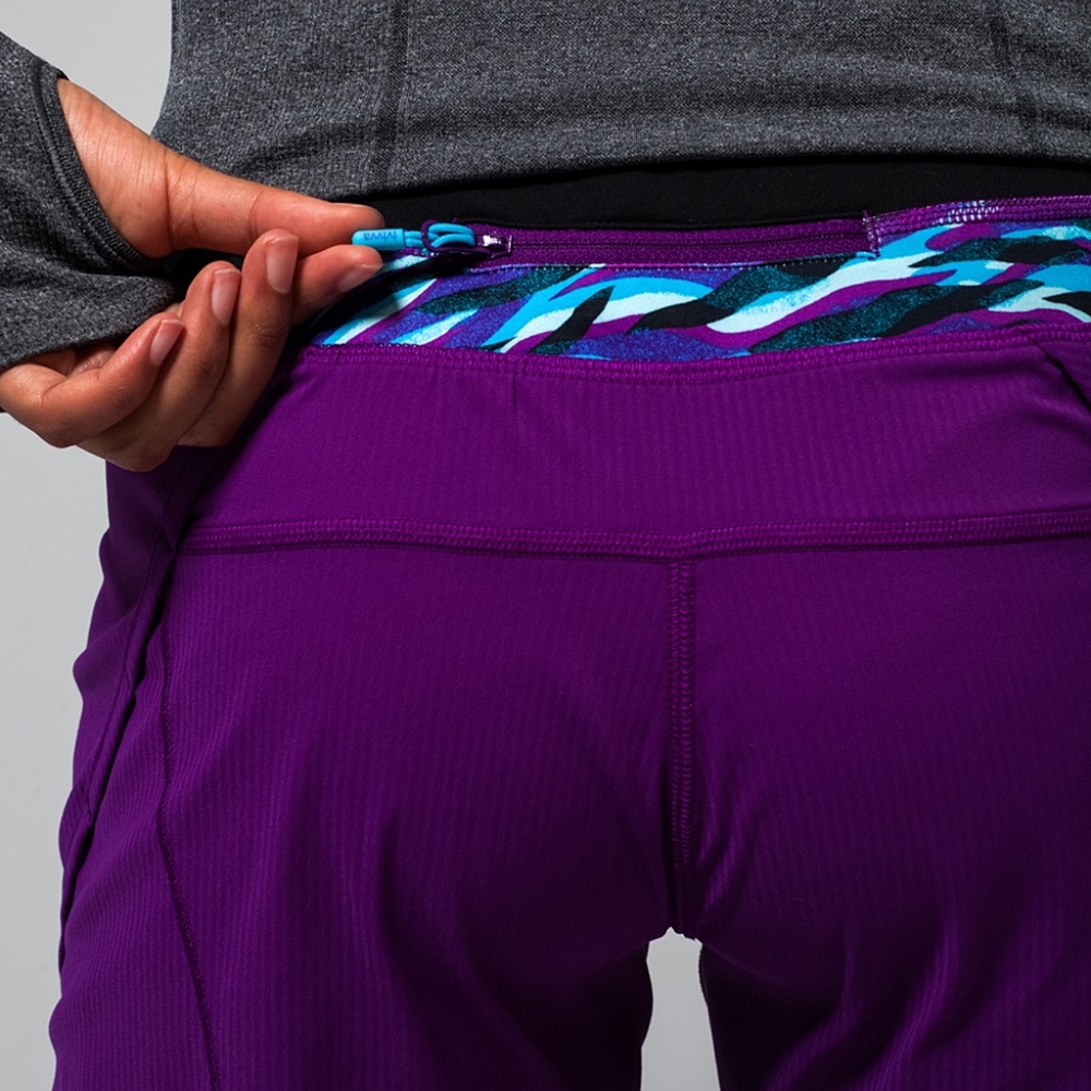 GIRLS Ivivva Tender Violet Relay Racer Shorts NWT